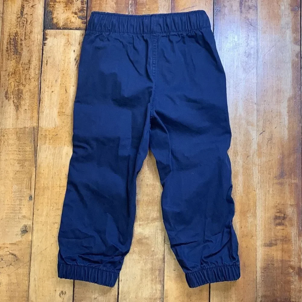 Gap pants 2T blue jogger cotton elastic waist spring easter lightweight